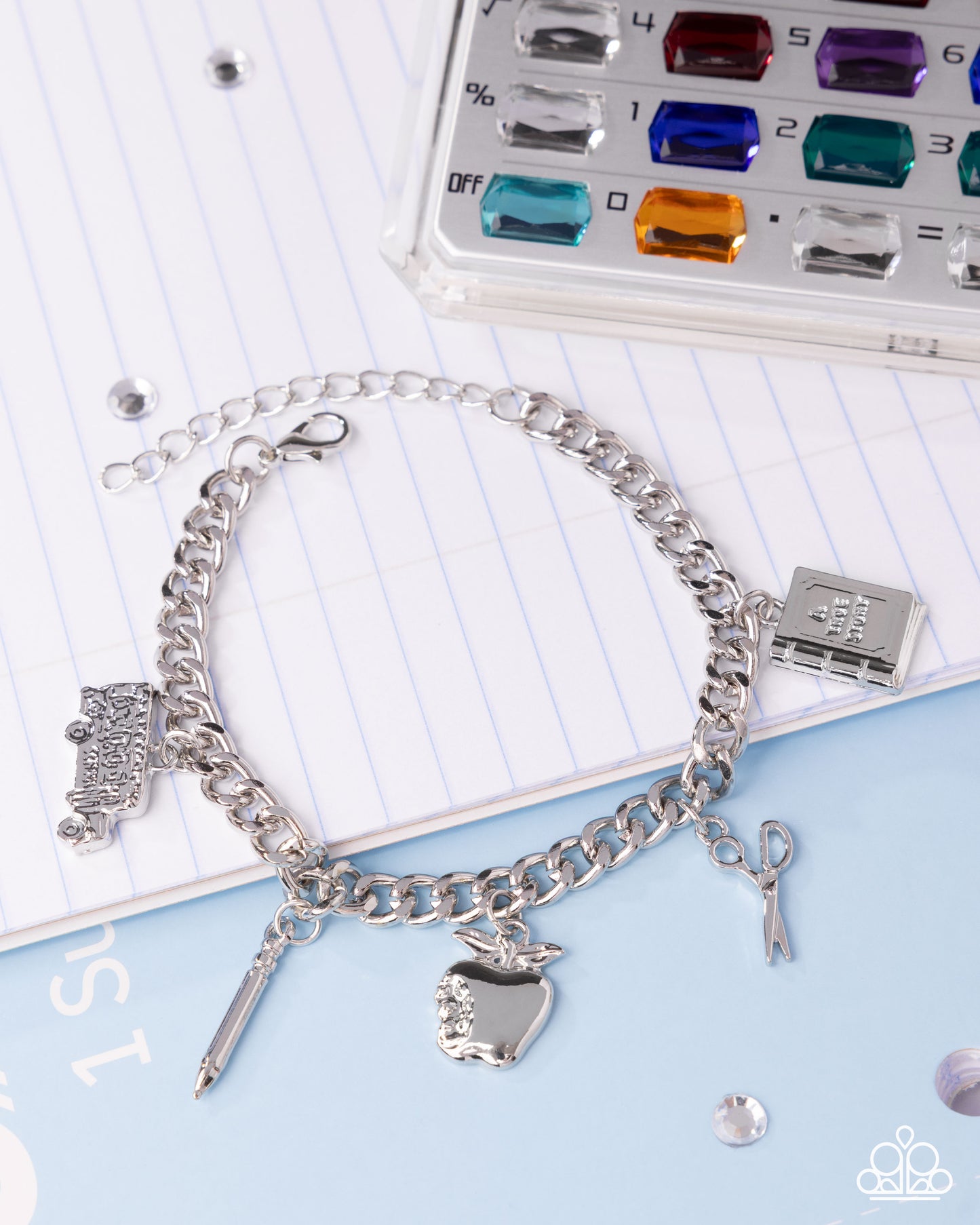 School is in Session - silver - Paparazzi bracelet