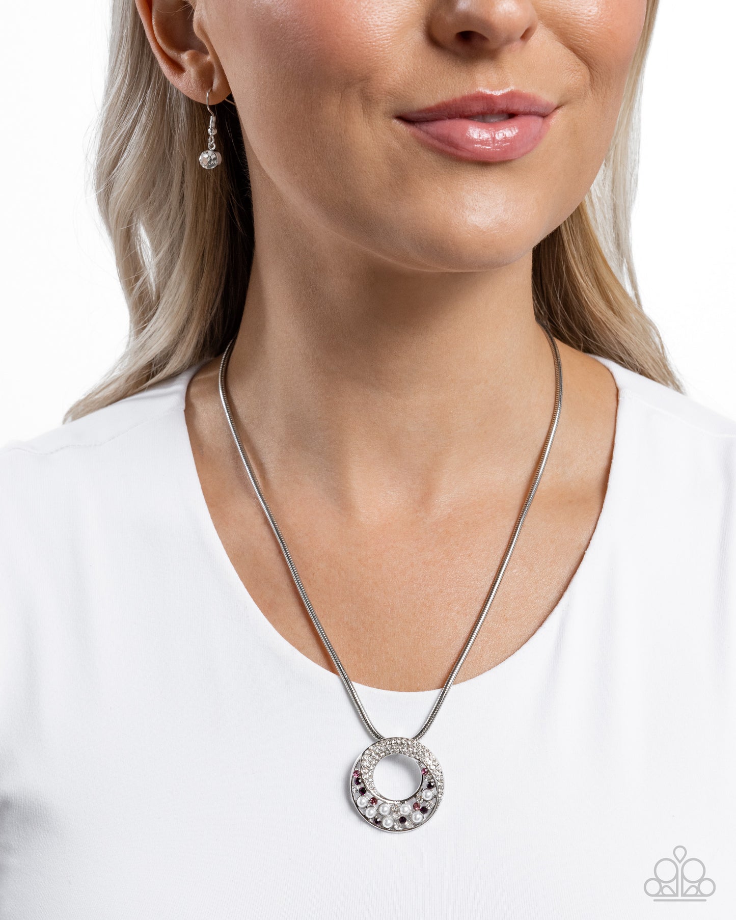 Scintillating Spiral - purple - Paparazzi necklace