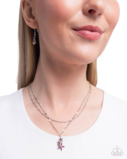 Scintillating Stars - purple - Paparazzi necklace