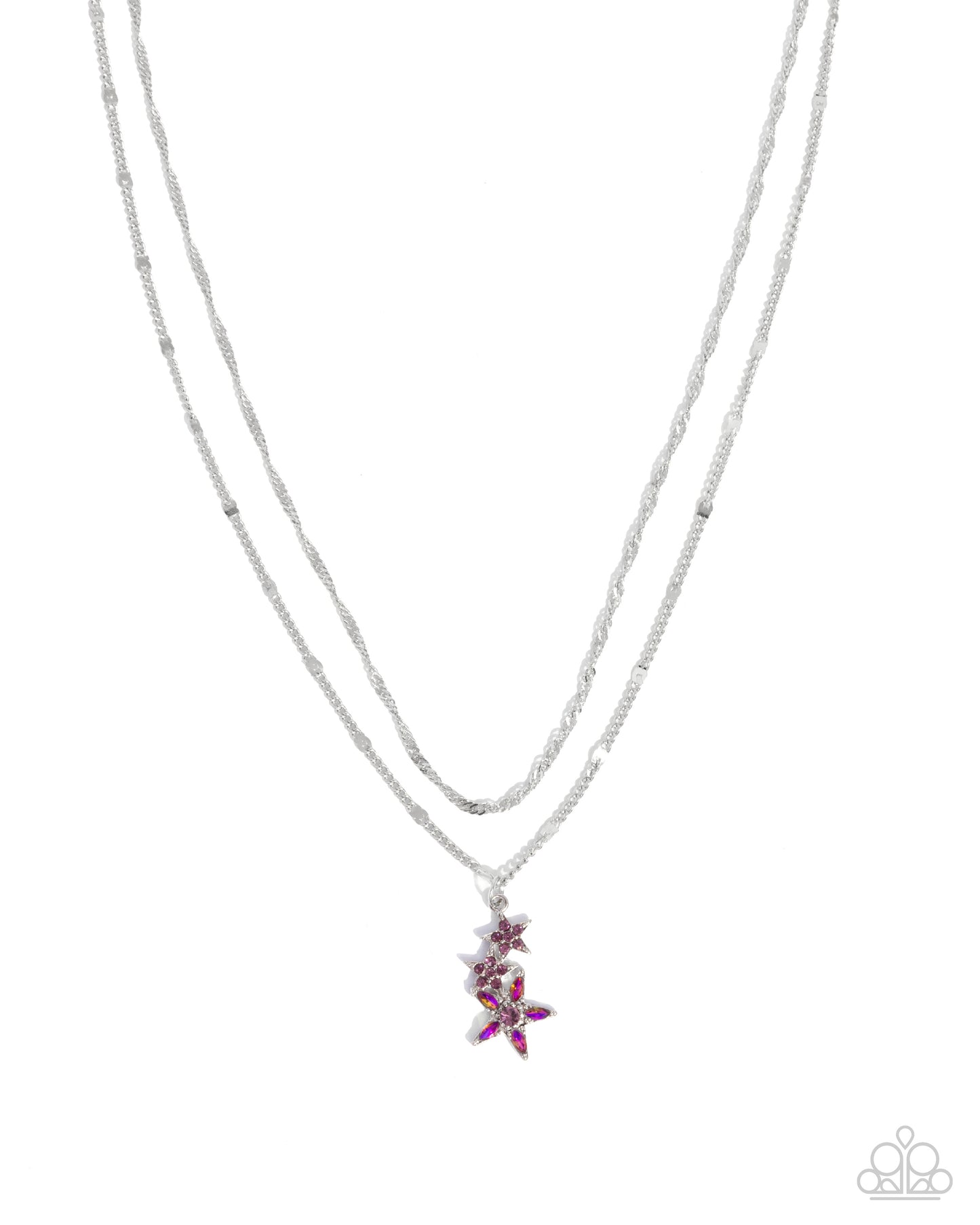 Scintillating Stars - purple - Paparazzi necklace