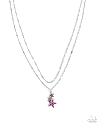 Scintillating Stars - purple - Paparazzi necklace