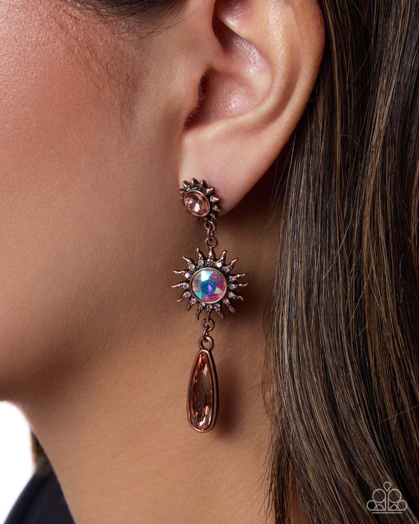 Screaming Sonoran - copper - Paparazzi earrings