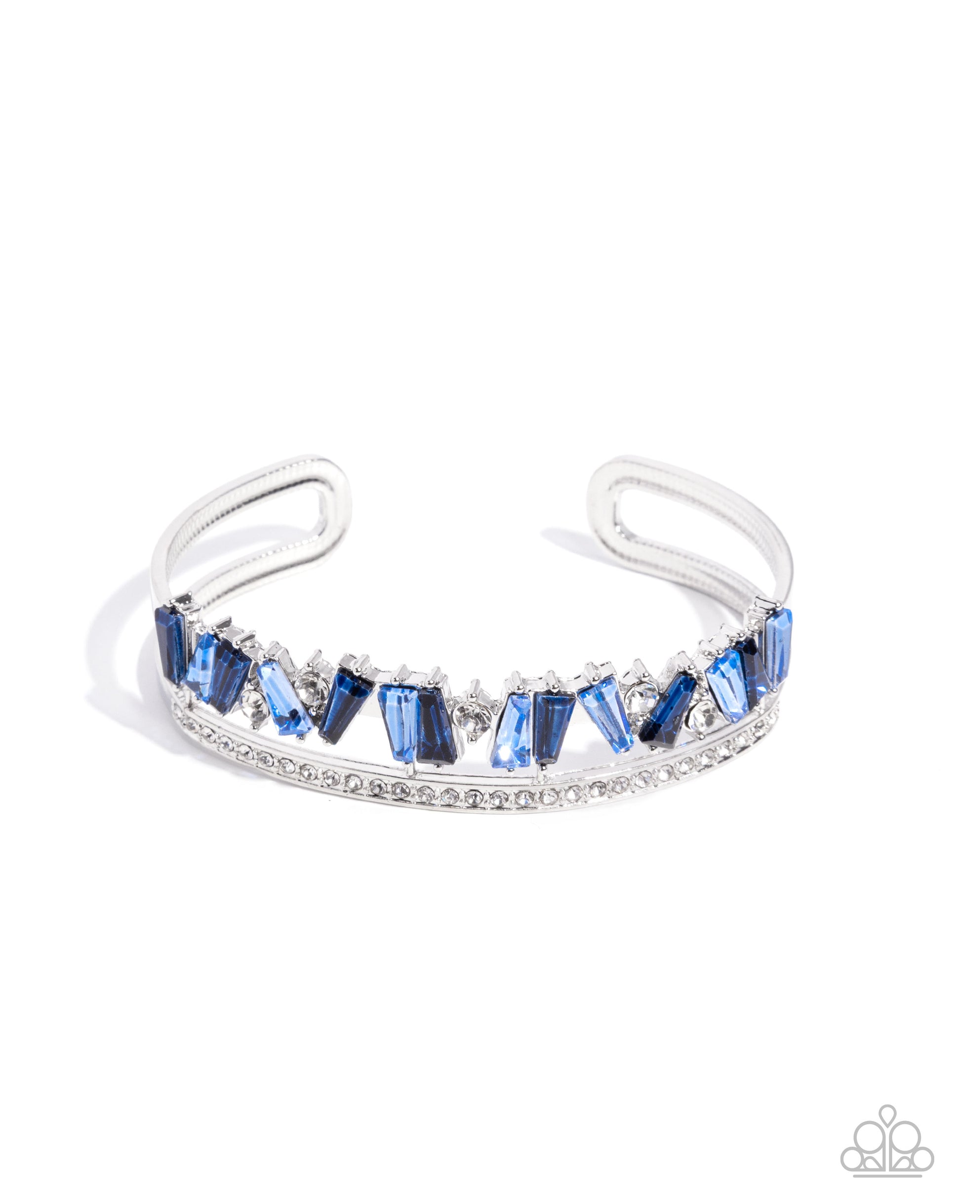 Sculpted Splendor - blue - Paparazzi bracelet