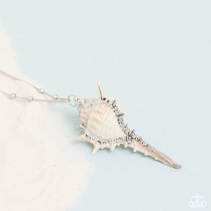Sea CONCH - white - Paparazzi necklace