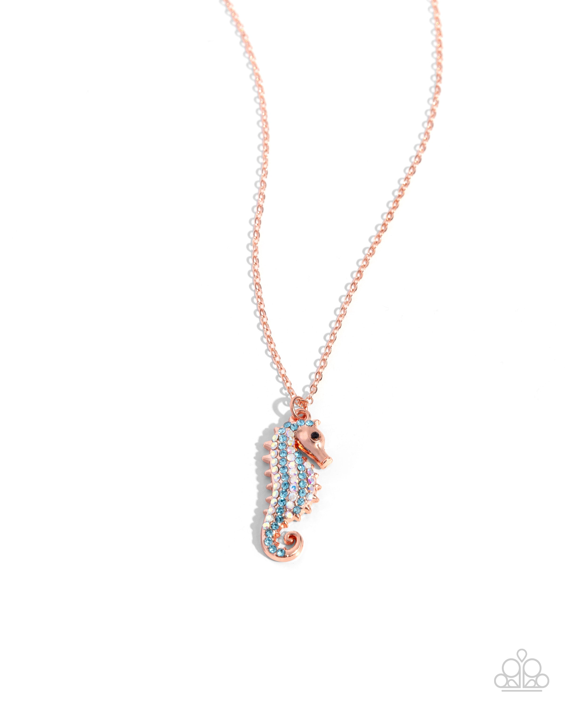 Seahorse Sailor - copper - Paparazzi necklace – JewelryBlingThing
