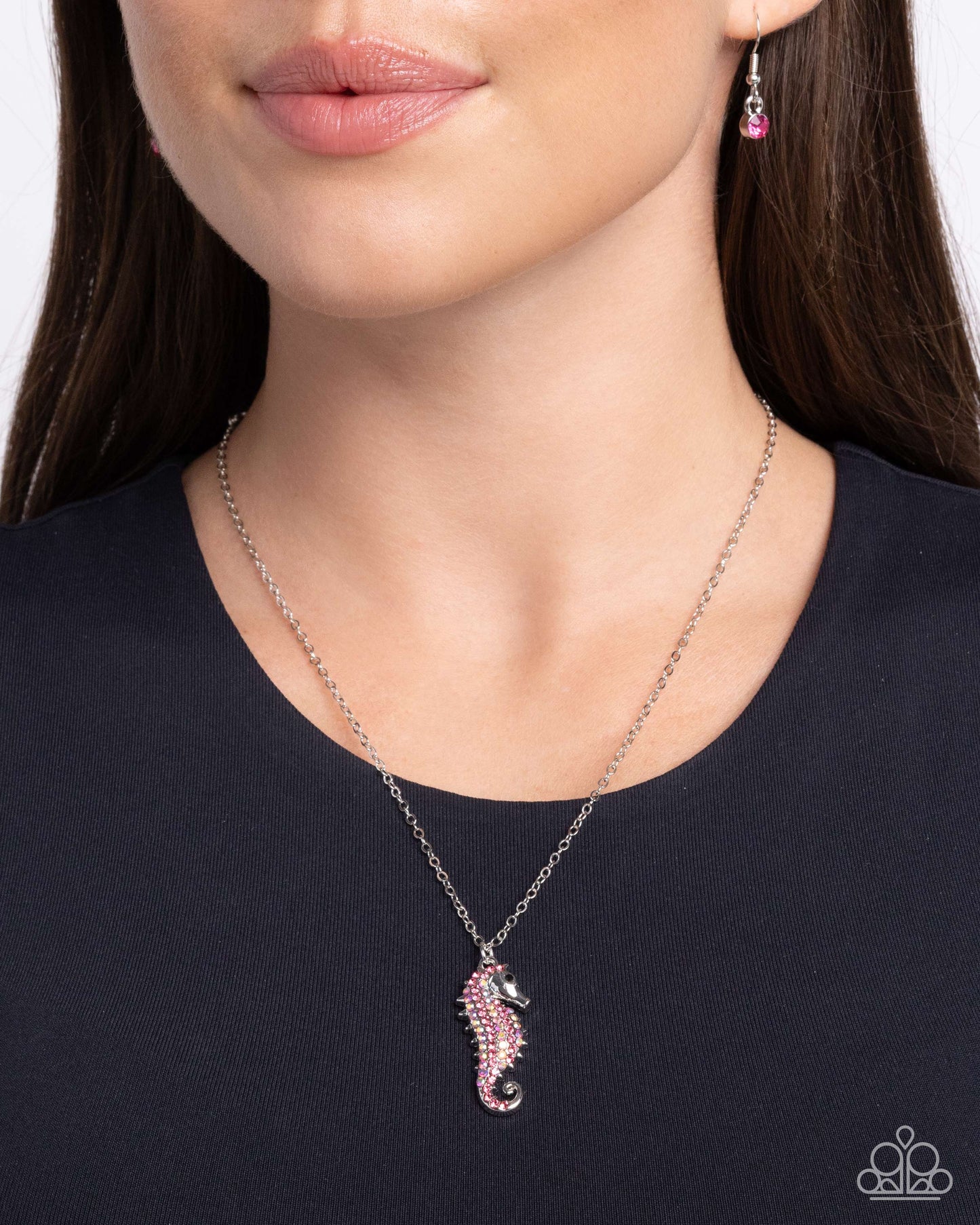 Seahorse Sailor - pink - Paparazzi necklace
