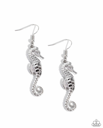 Seahorse Wonder - silver - Paparazzi Complete Set