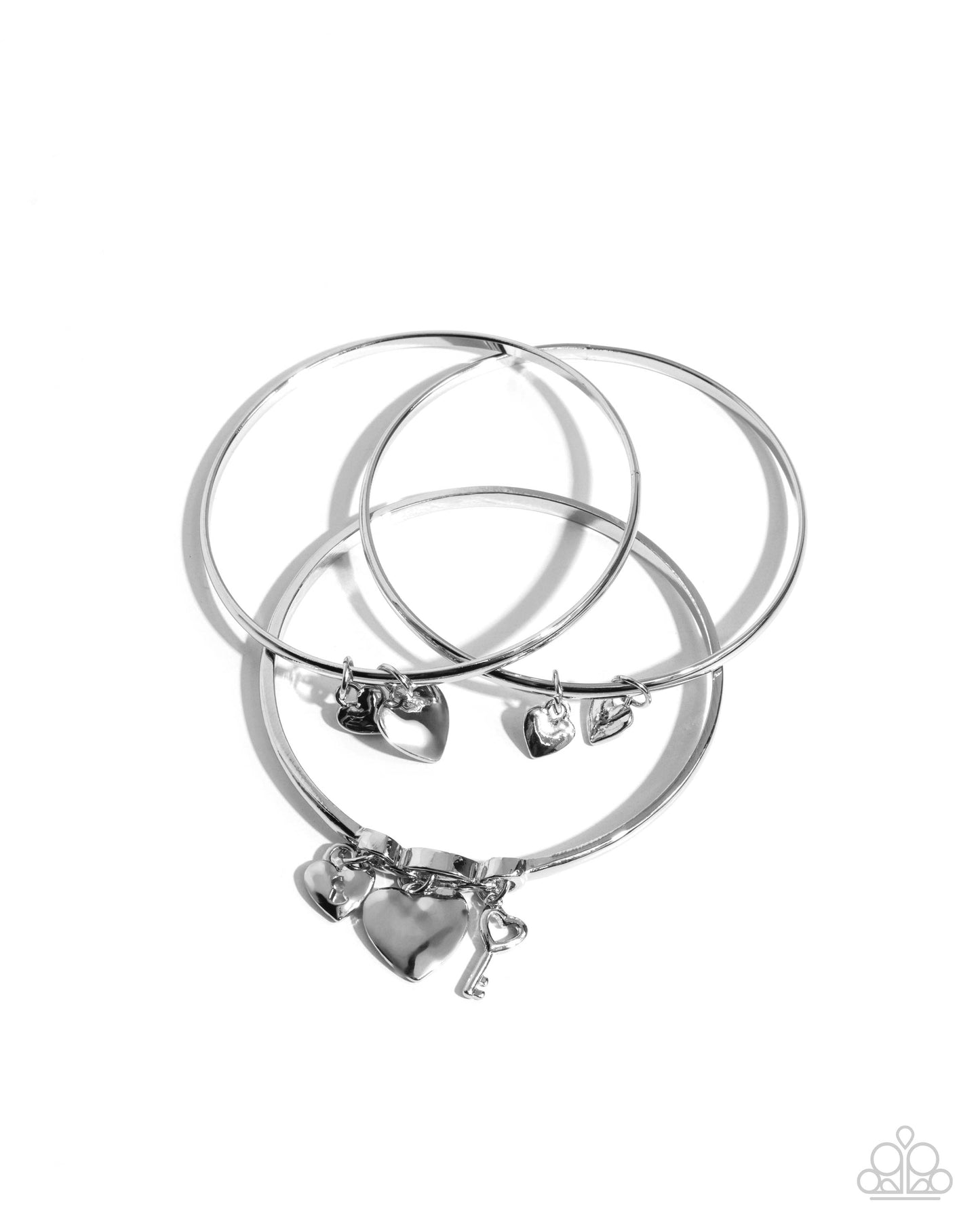 Sealed Sweetheart - silver - Paparazzi bracelet
