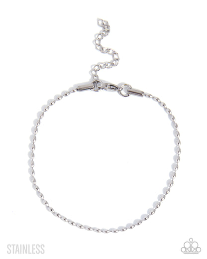 Seamless Standout - silver - Paparazzi MENS bracelet