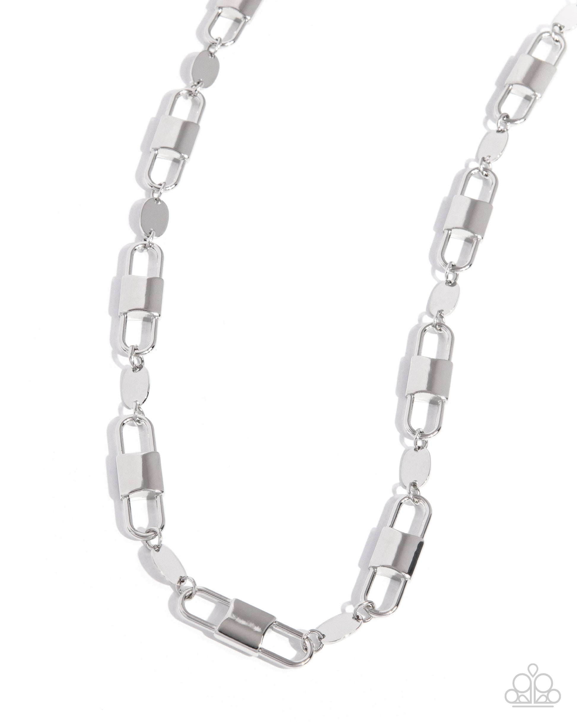 Seamless Sunset - silver - Paparazzi necklace