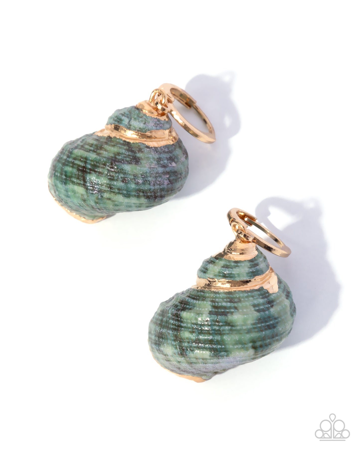 Seashell Spotlight - green - Paparazzi earrings