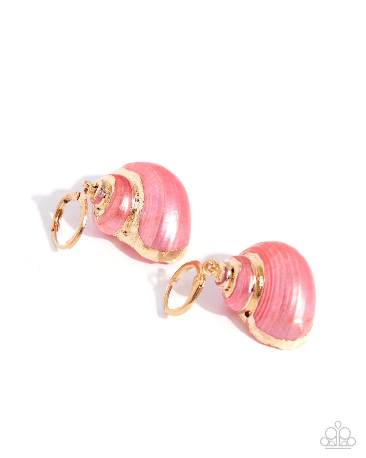 Seashell Spotlight - orange - Paparazzi earrings