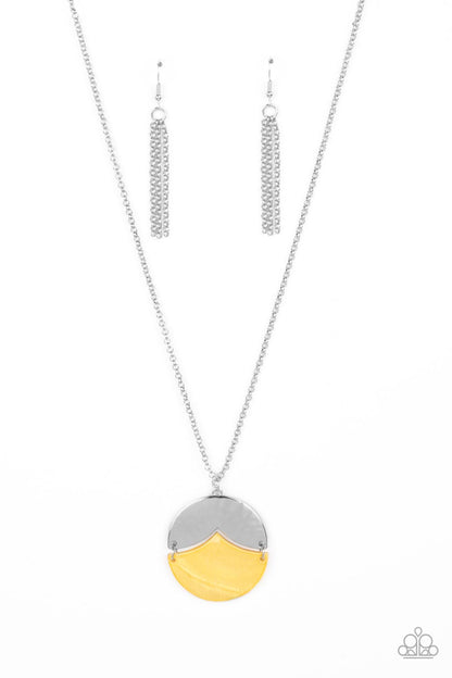 Seaside Sabbatical - yellow - Paparazzi necklace