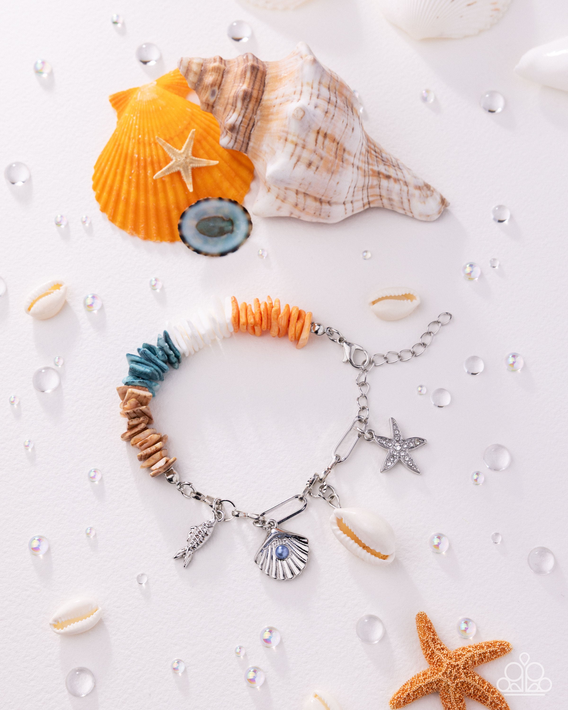 Seaside Shells - multi - Paparazzi bracelet – JewelryBlingThing