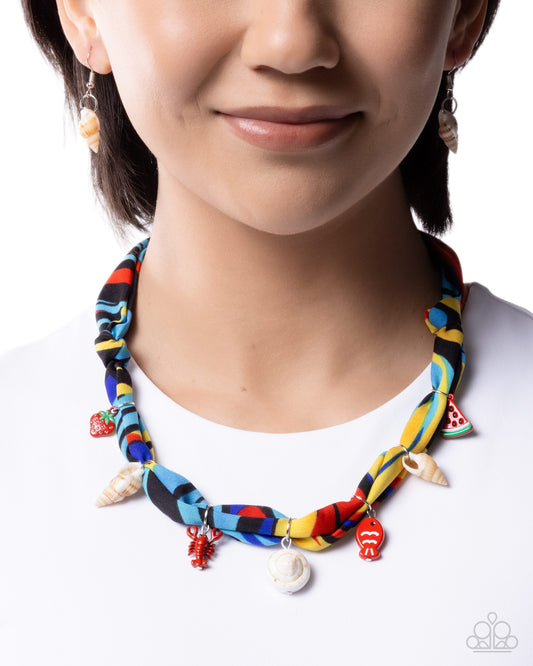 Seaside Staycation - multi - Paparazzi necklace