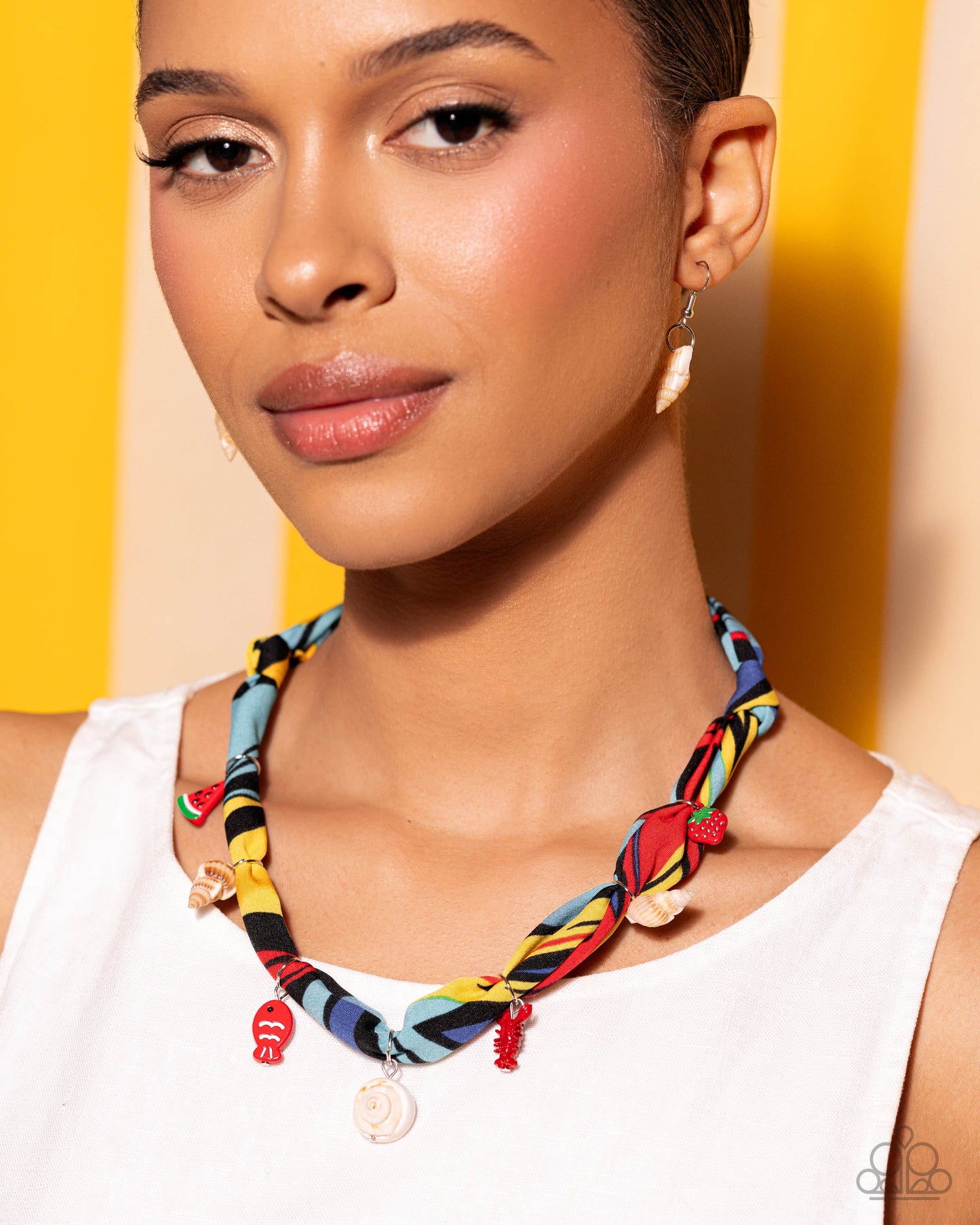 Seaside Staycation - multi - Paparazzi necklace