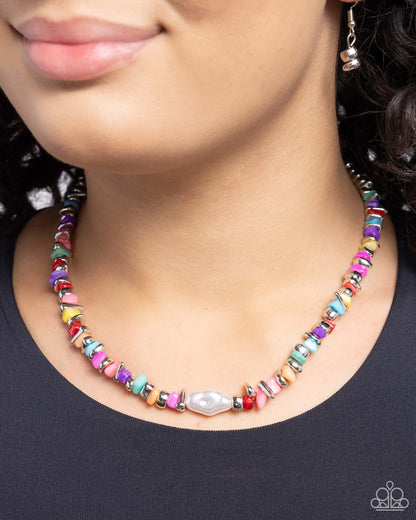 Seasonal Socialite - multi - Paparazzi necklace