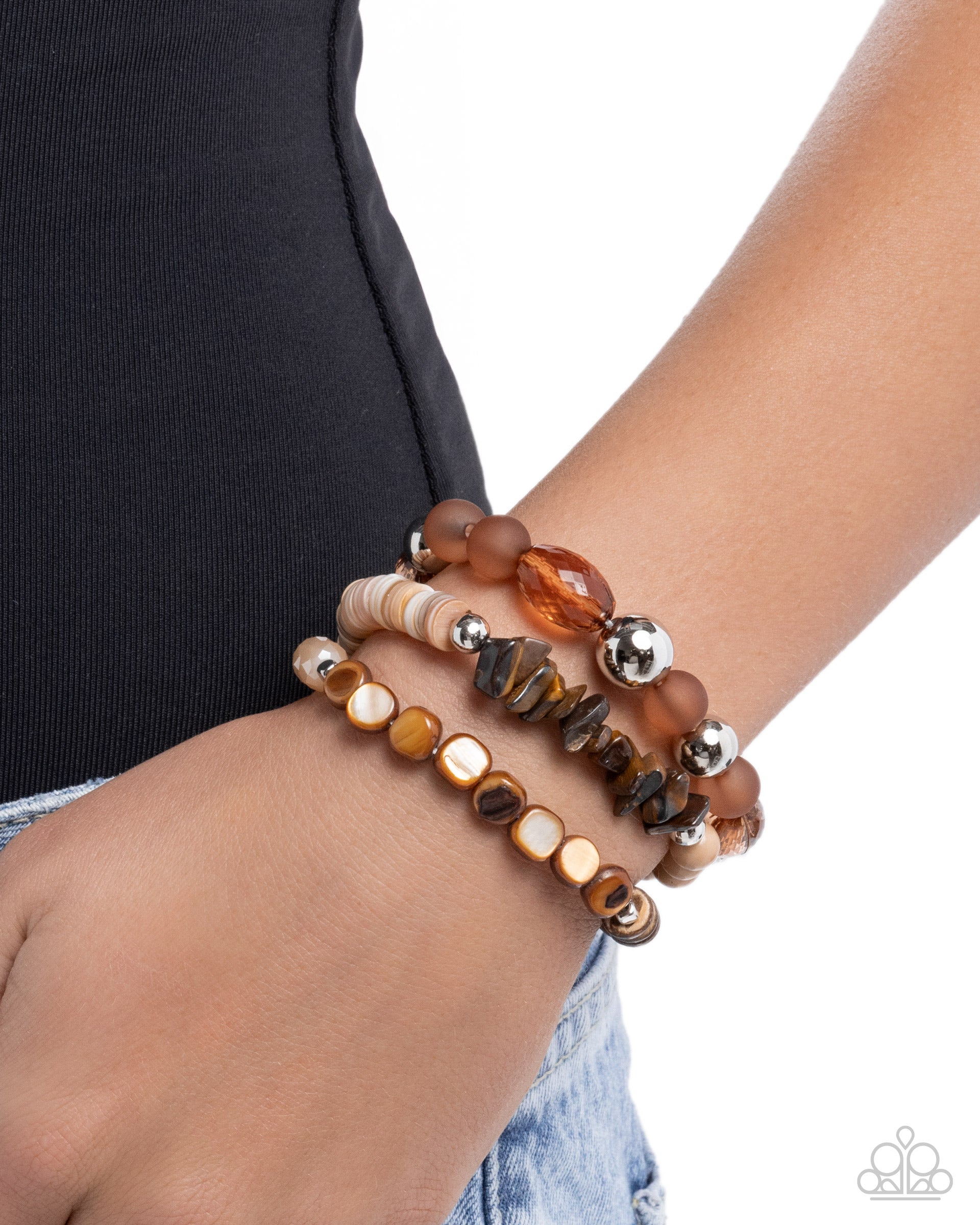 Seasonal Stretch - brown - Paparazzi bracelet