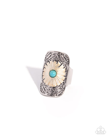 Seasonal Sunburst - yellow - Paparazzi ring