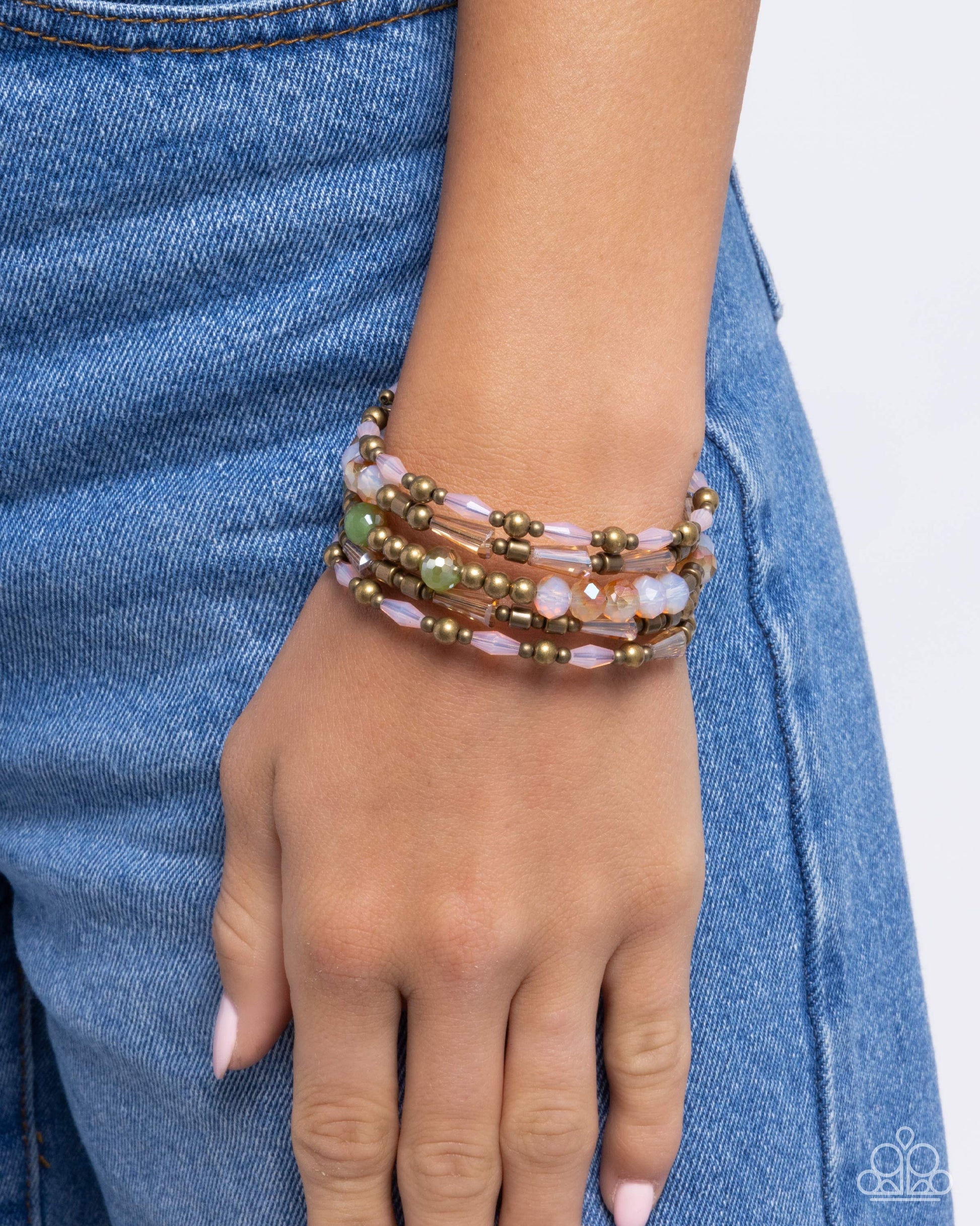 Seasoned Stack - brass - Paparazzi bracelet