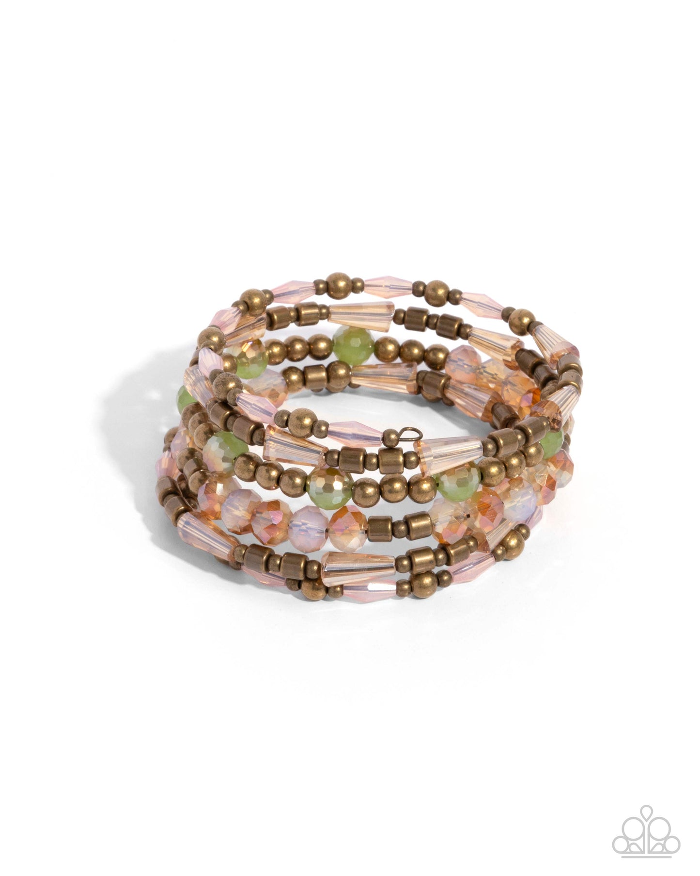 Seasoned Stack - brass - Paparazzi bracelet