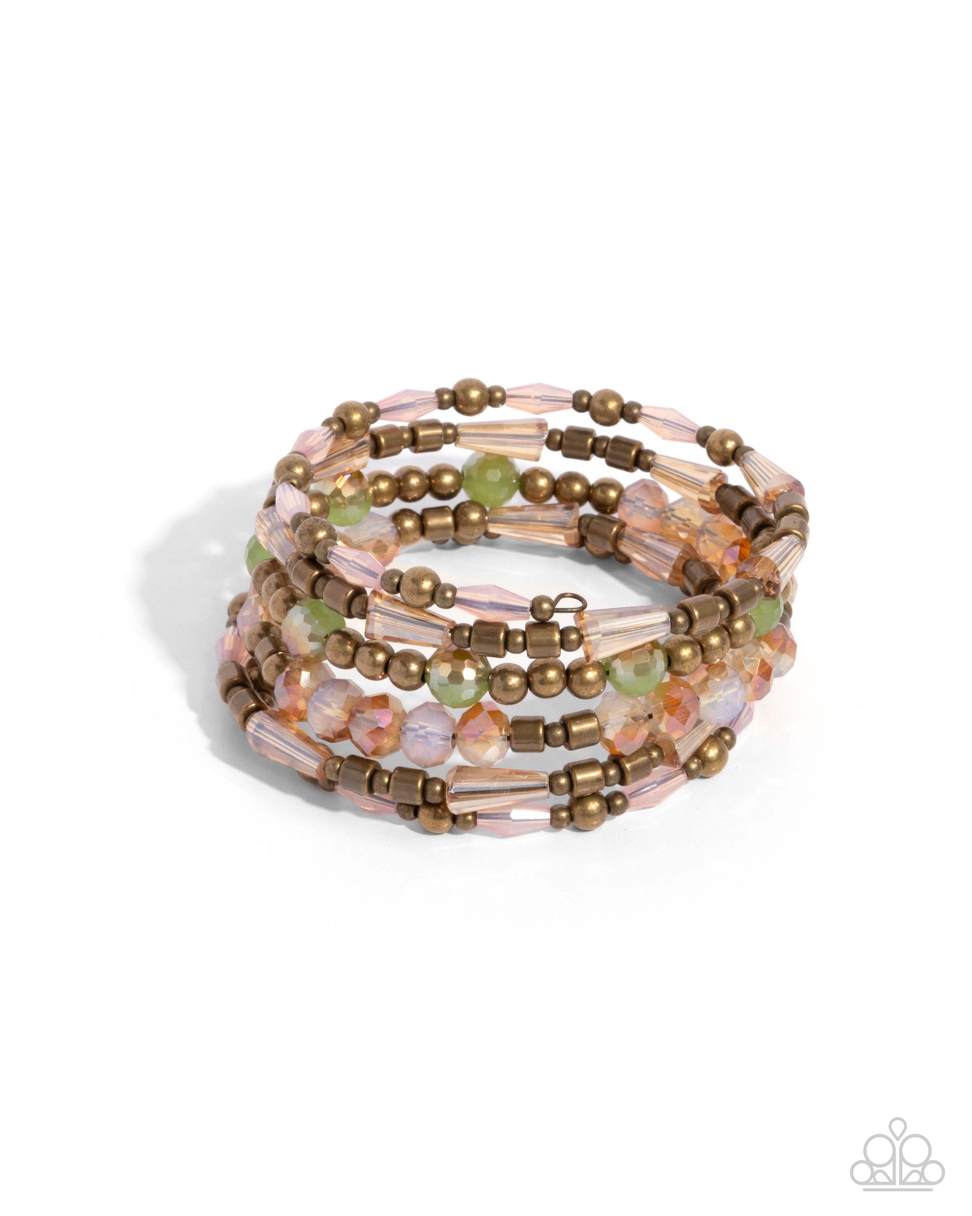 Seasoned Stack - brass - Paparazzi bracelet