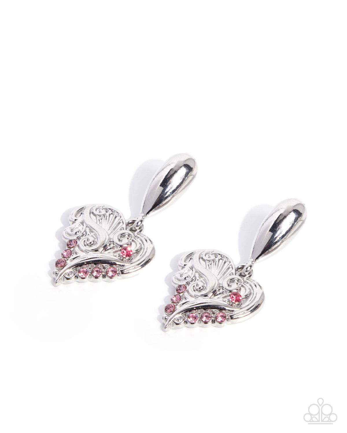 Secret Suitor - pink - Paparazzi earrings