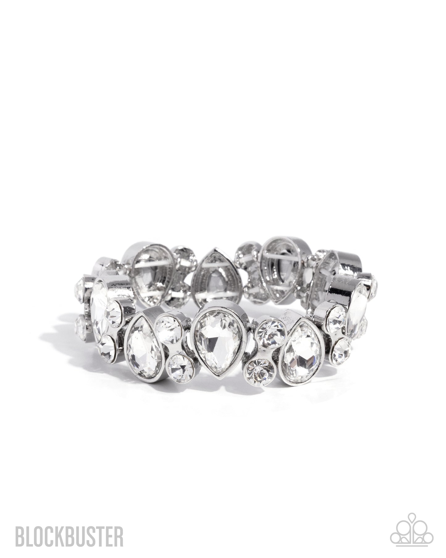 Secure Sparkle - white - Paparazzi bracelet