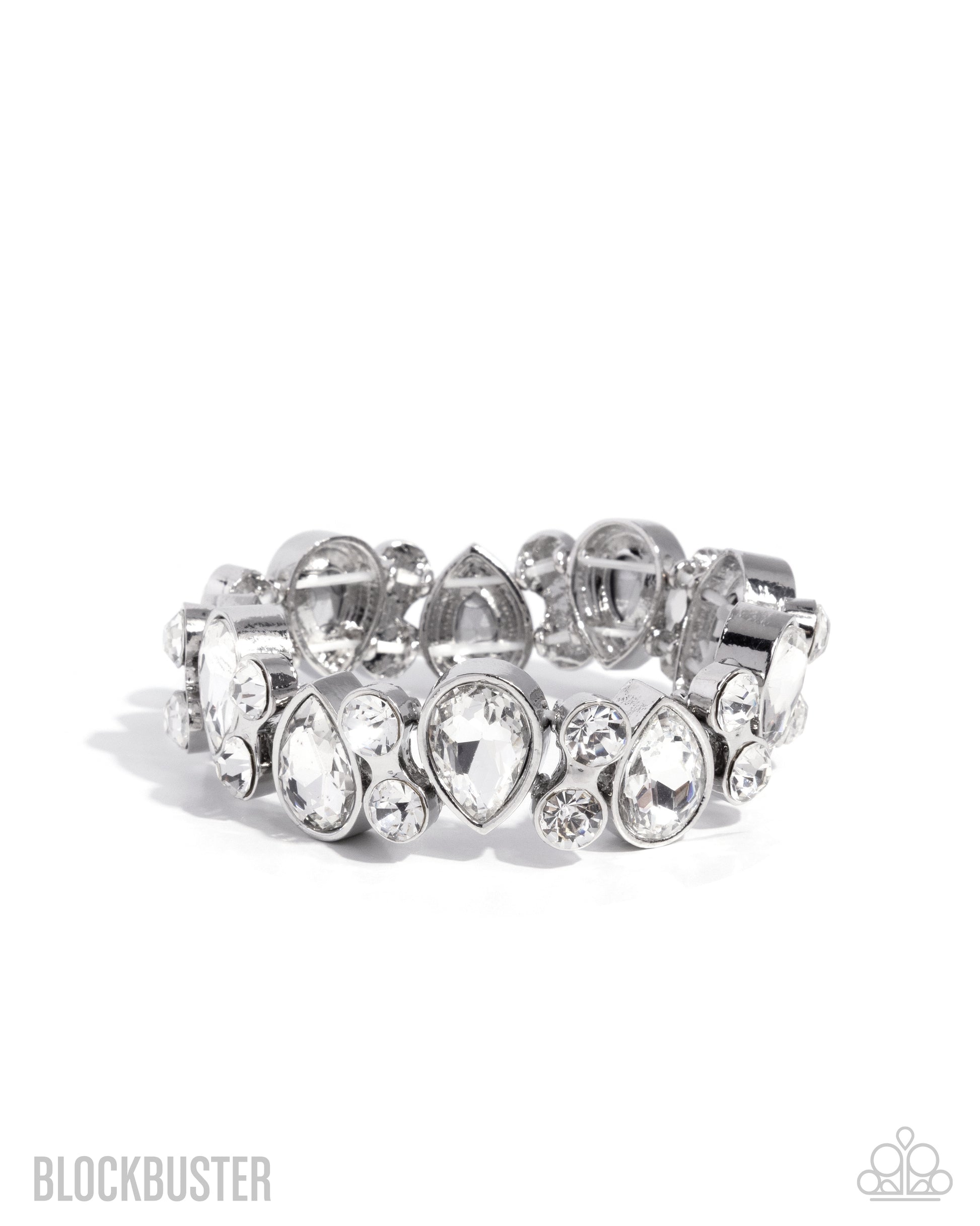 Secure Sparkle - white - Paparazzi bracelet