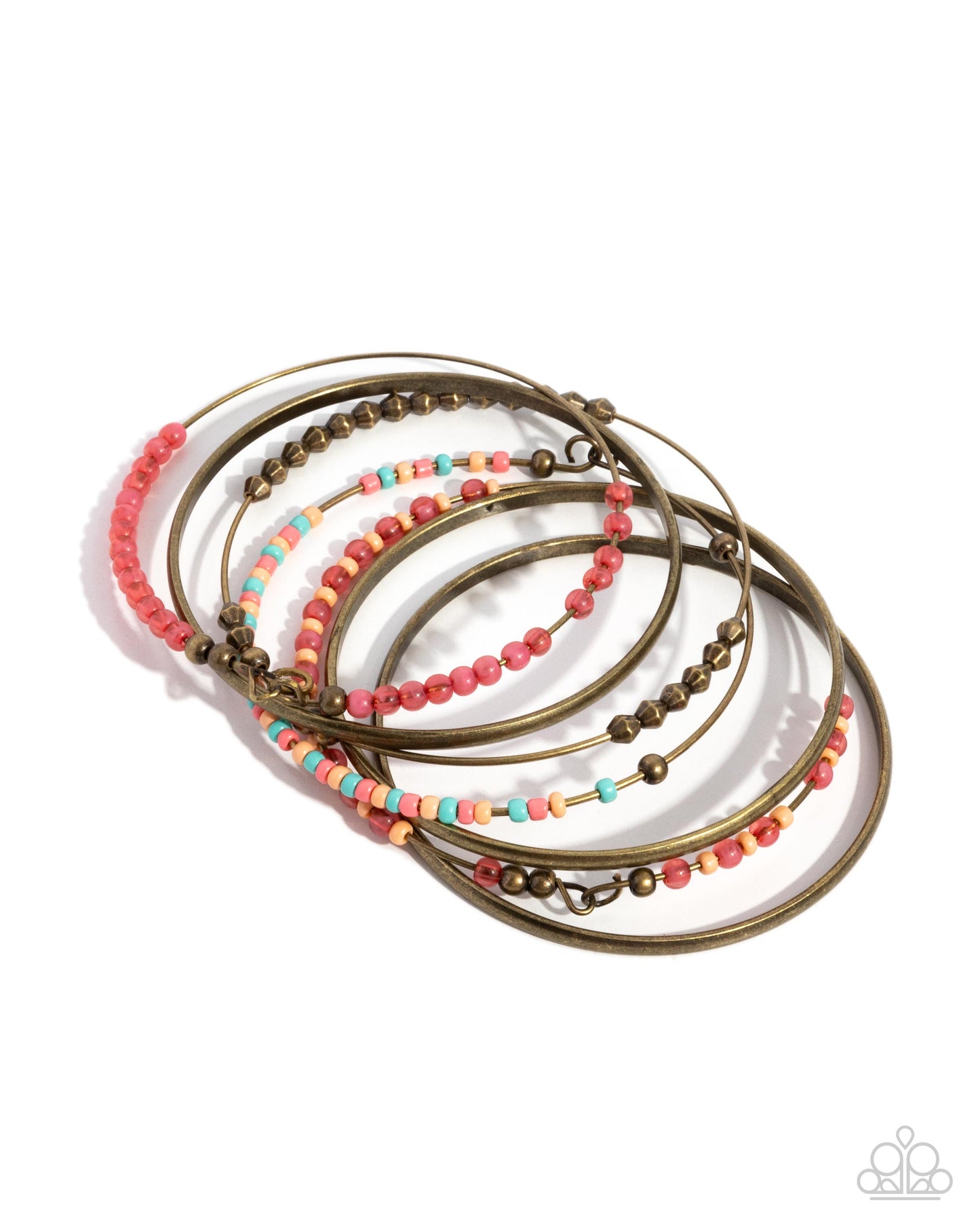 Seed Bead Shimmer - brass - Paparazzi bracelet