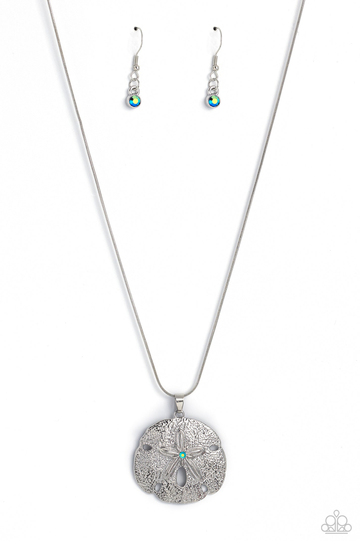 Seize the Sand Dollar - green - Paparazzi necklace – JewelryBlingThing