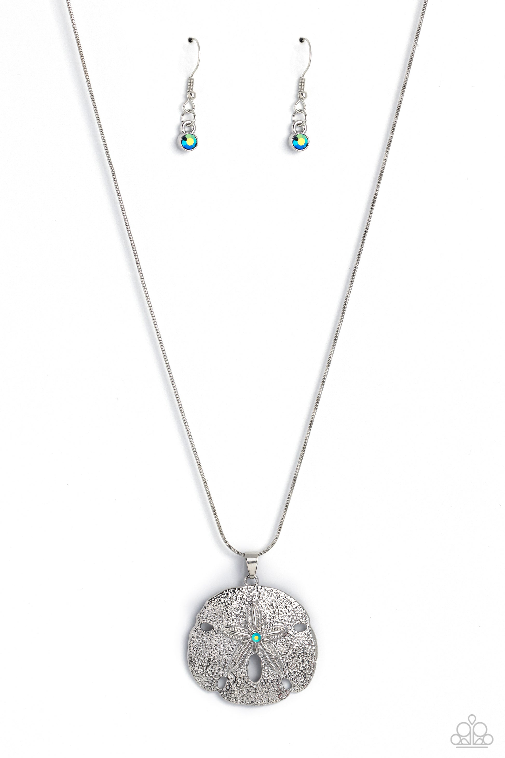 Seize the Sand Dollar - green - Paparazzi necklace