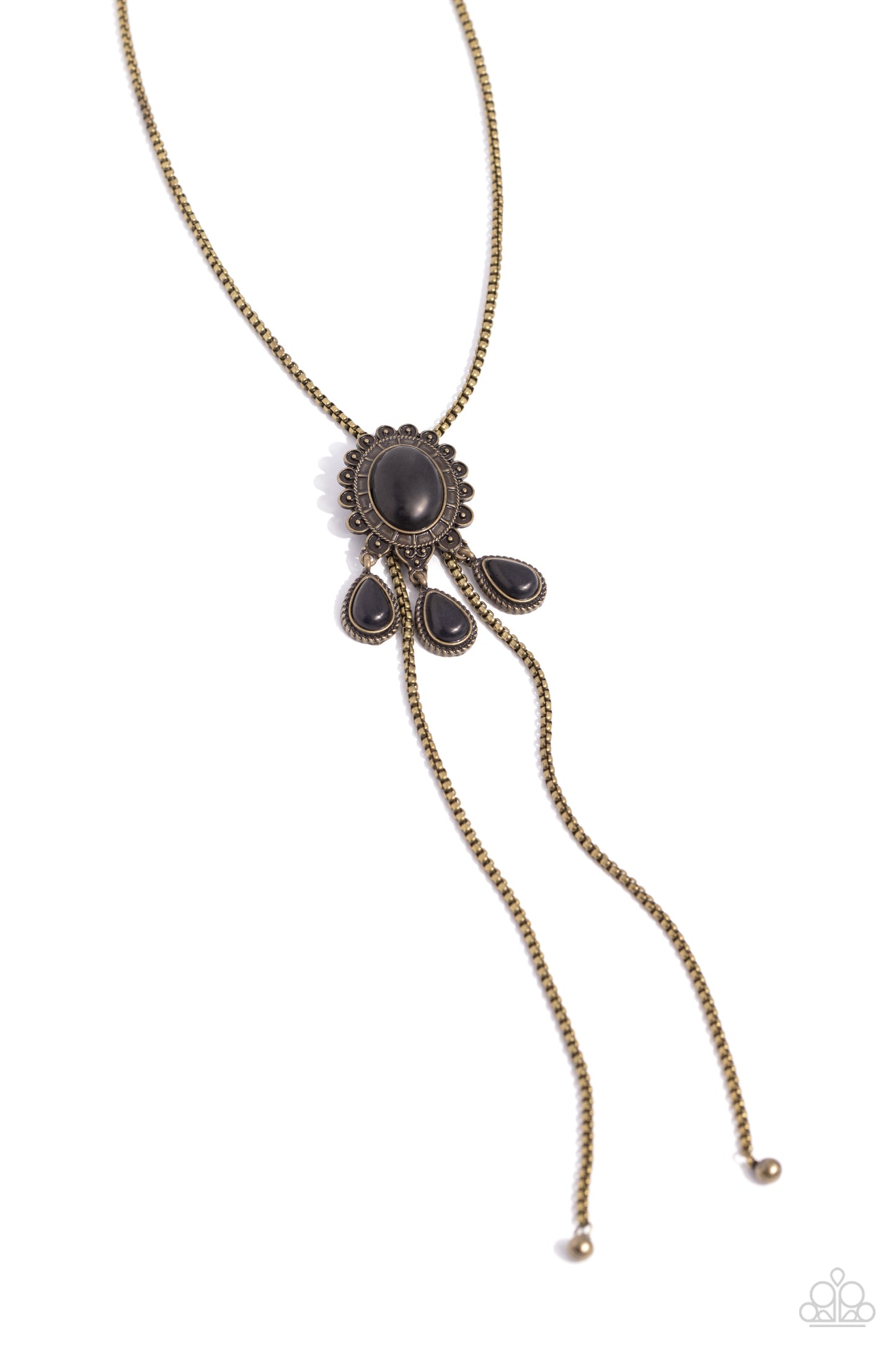 Seize the Serenity - brass - Paparazzi necklace