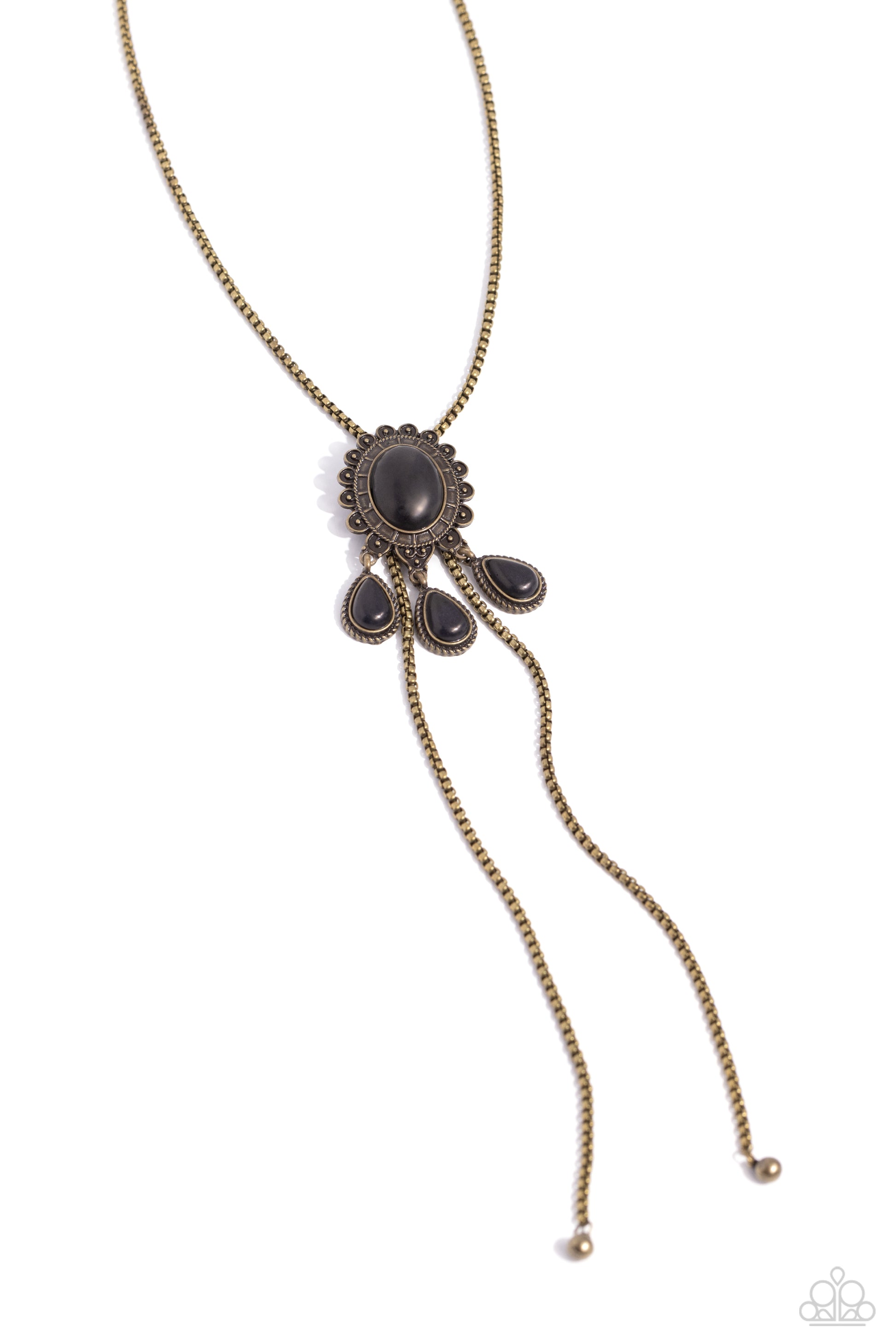 Seize the Serenity - brass - Paparazzi necklace