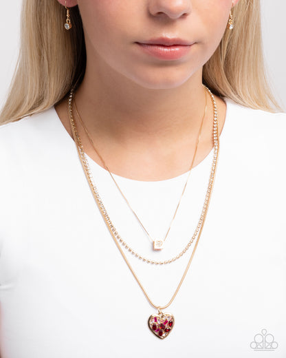 Seize the Sides - gold - Paparazzi necklace