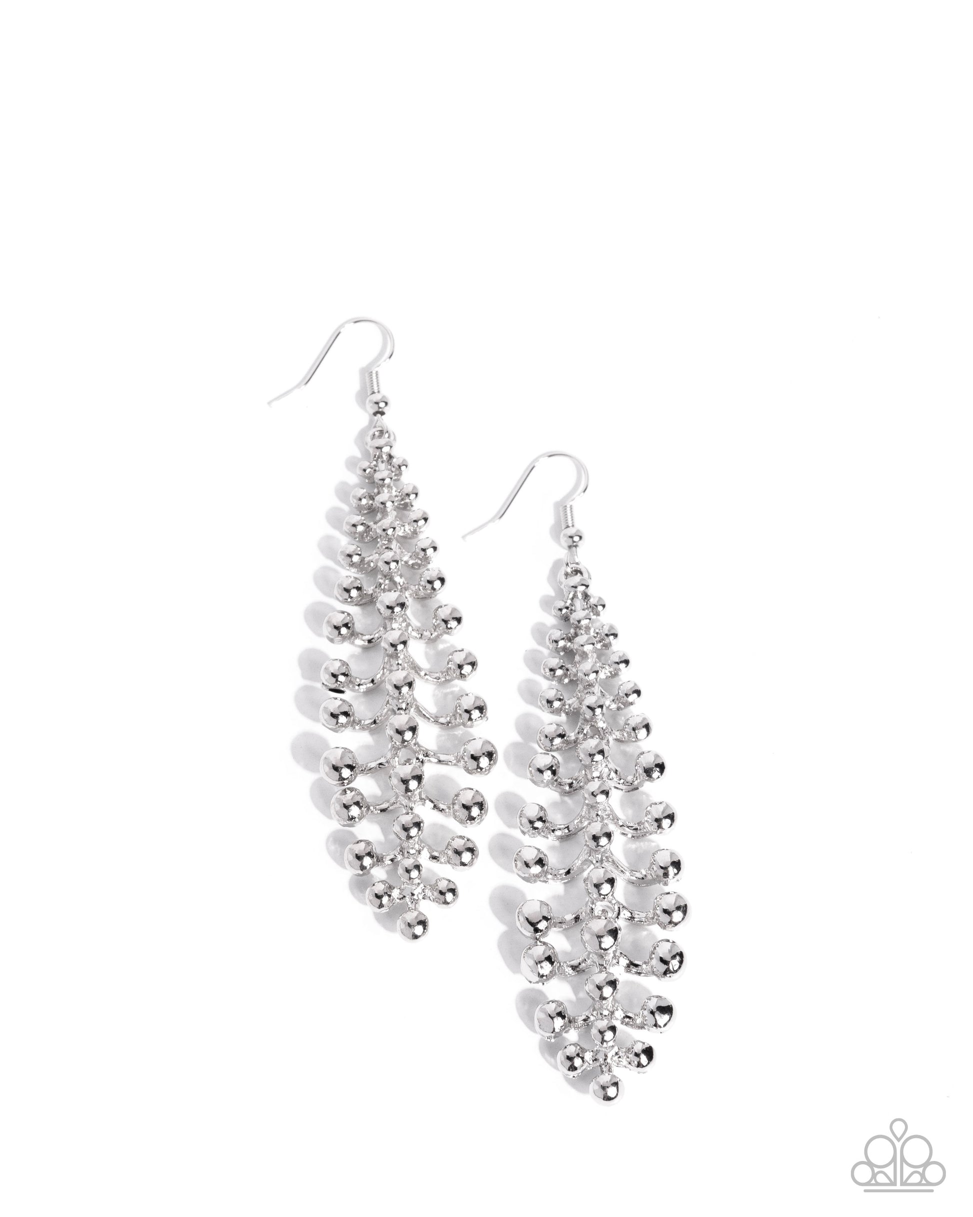 Seize the Studs - silver - Paparazzi earrings