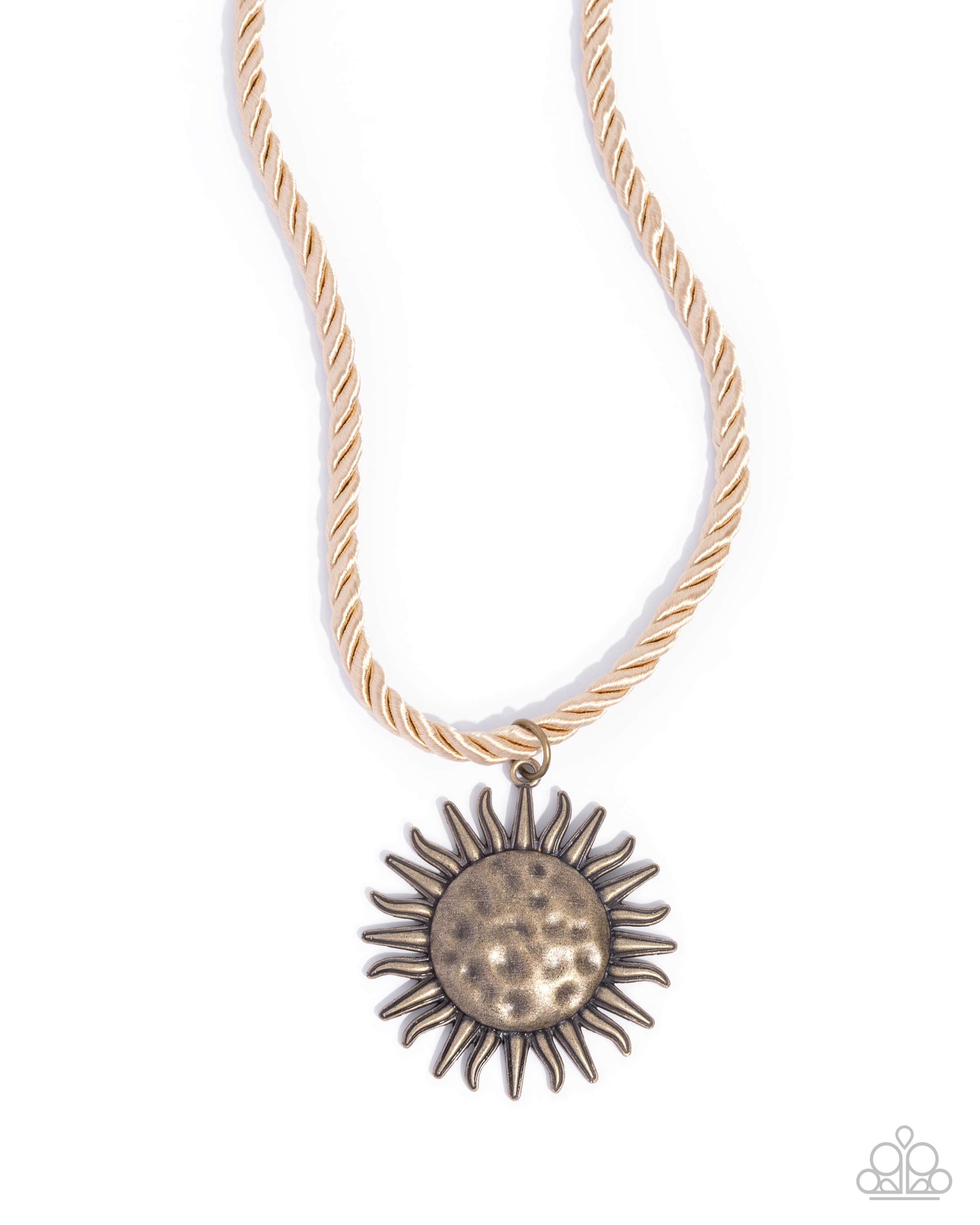 Seize the Sun - brass - Paparazzi necklace