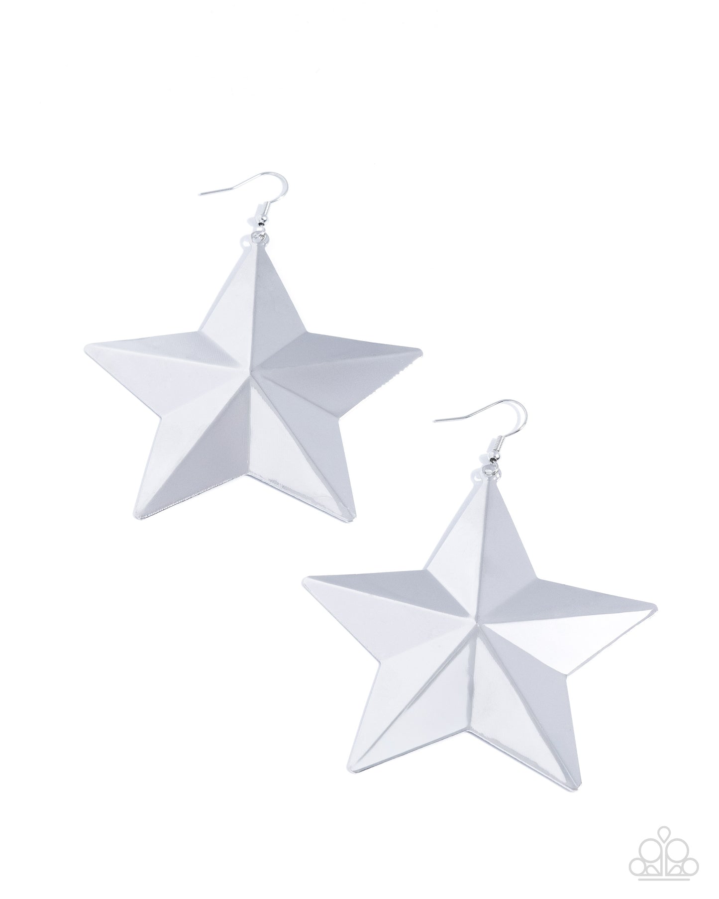 Seize the Superstars - silver - Paparazzi earrings