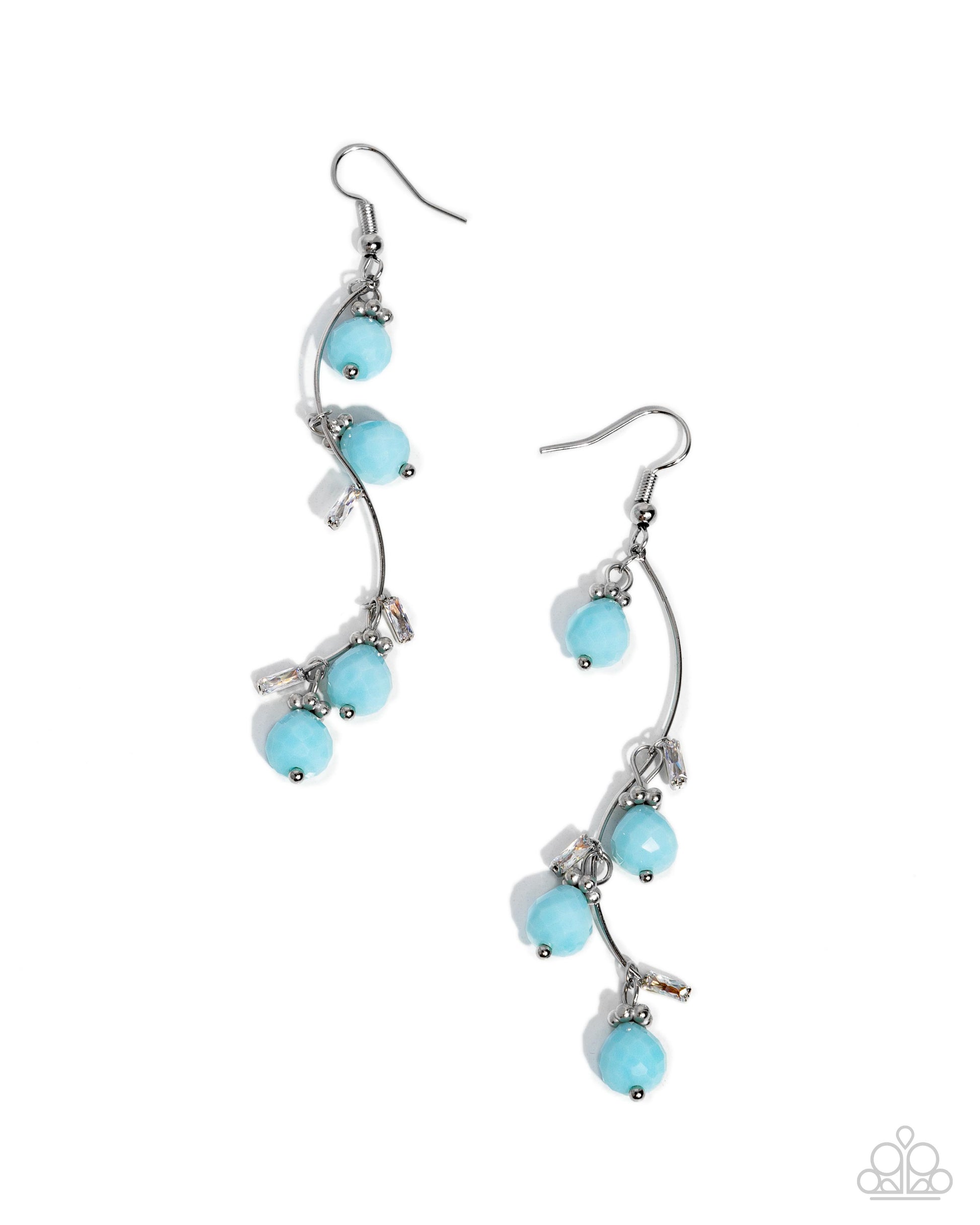 Seize the Sway - blue - Paparazzi earrings