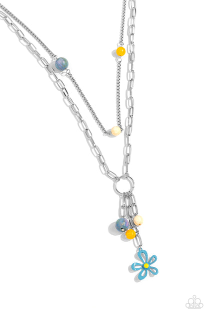 Seize the Swirls - blue - Paparazzi necklace