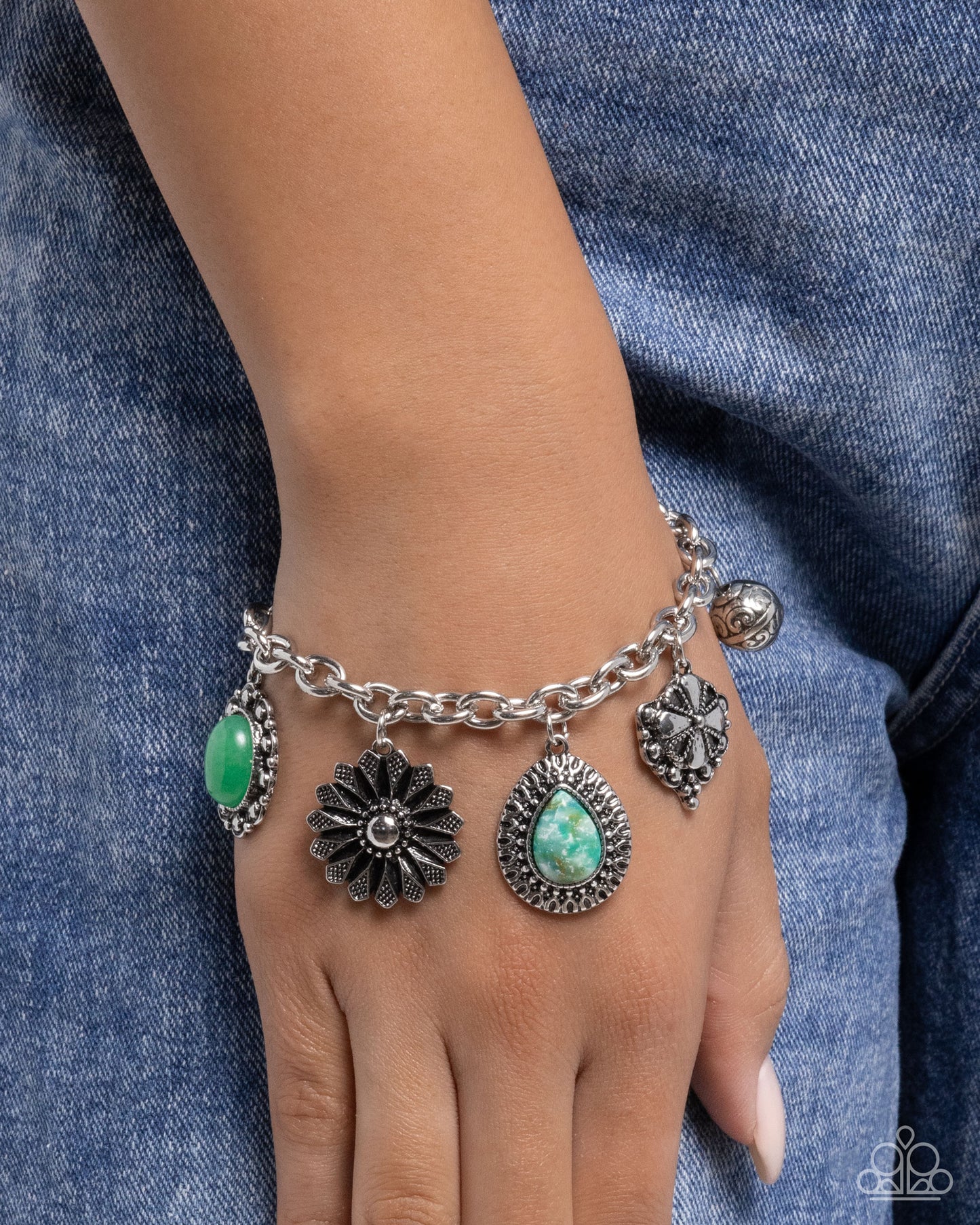 Select Stones - green - Paparazzi bracelet