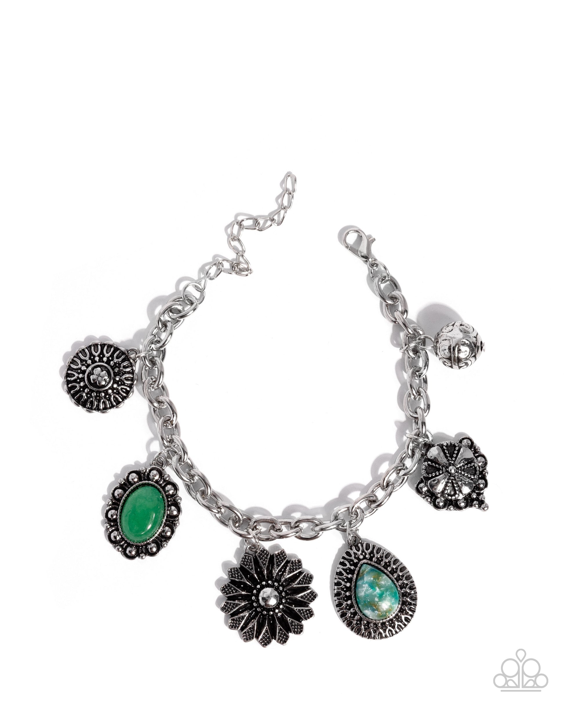 Select Stones - green - Paparazzi bracelet