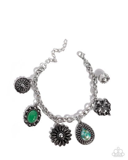 Select Stones - green - Paparazzi bracelet