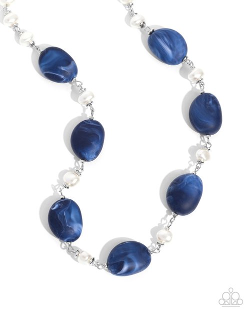 Selective Socialite - blue - Paparazzi necklace