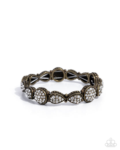 Self-Assured Shimmer - brass - Paparazzi bracelet
