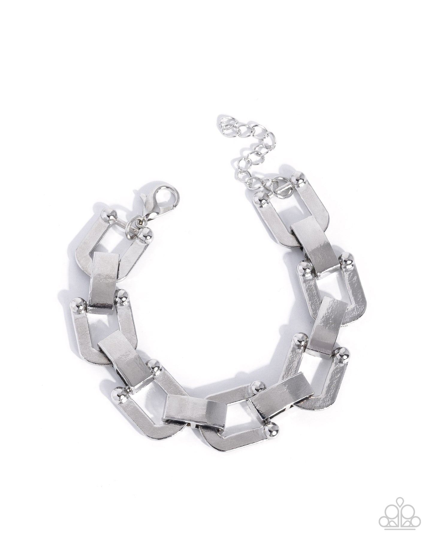 Self-Assured Statement - silver - Paparazzi bracelet