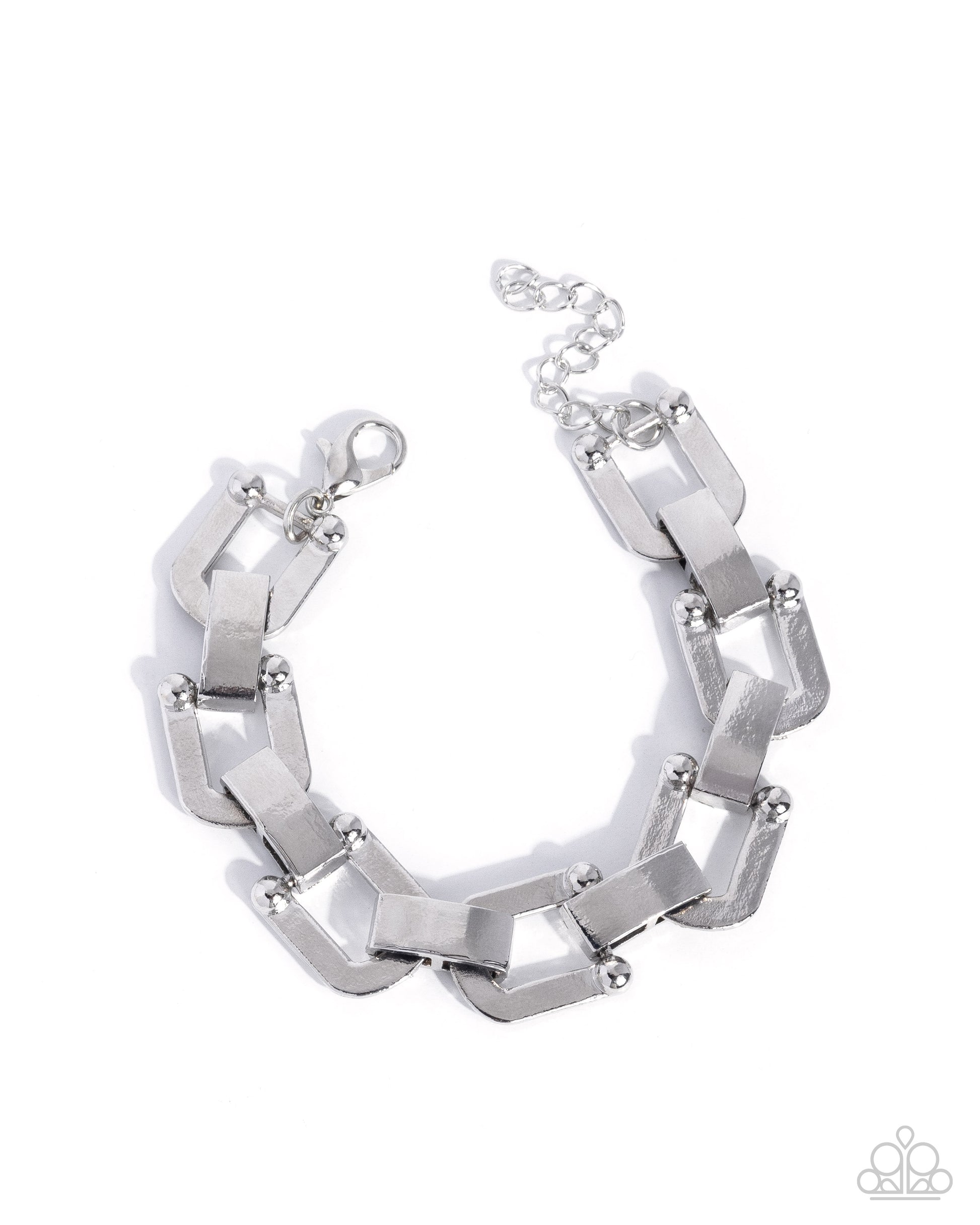 Self-Assured Statement - silver - Paparazzi bracelet