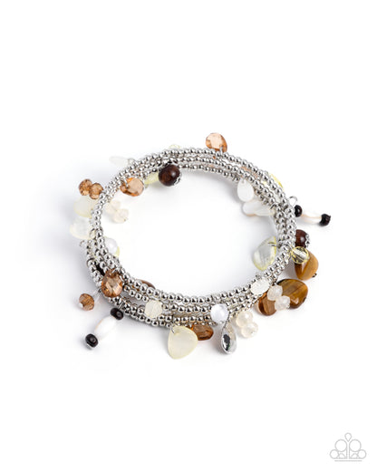 Sensational Shells - brown - Paparazzi bracelet