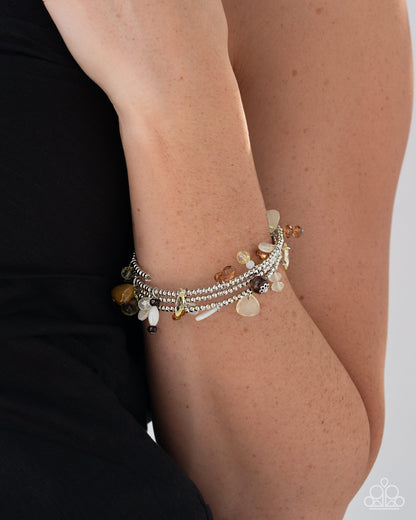 Sensational Shells - brown - Paparazzi bracelet