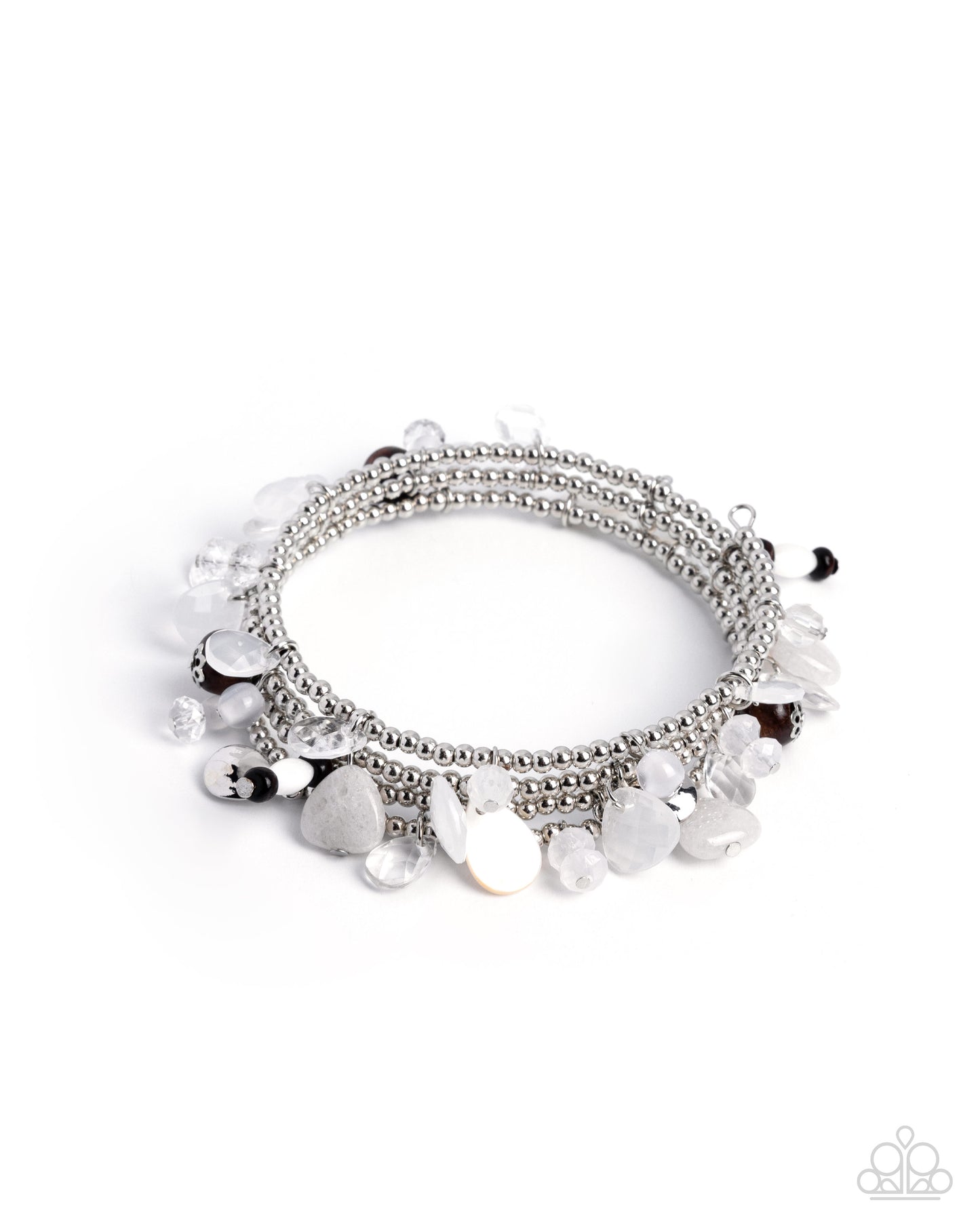 Sensational Shells - white - Paparazzi bracelet